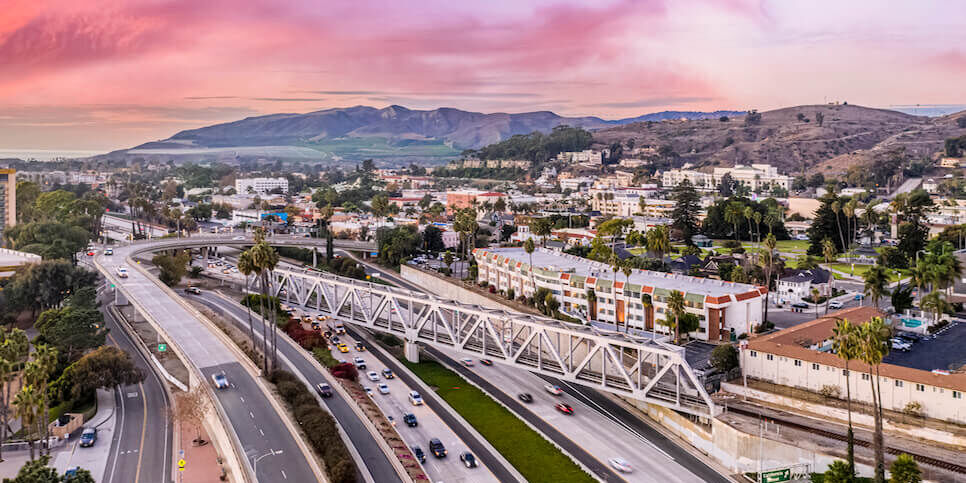 Aerial View of Ventura, California